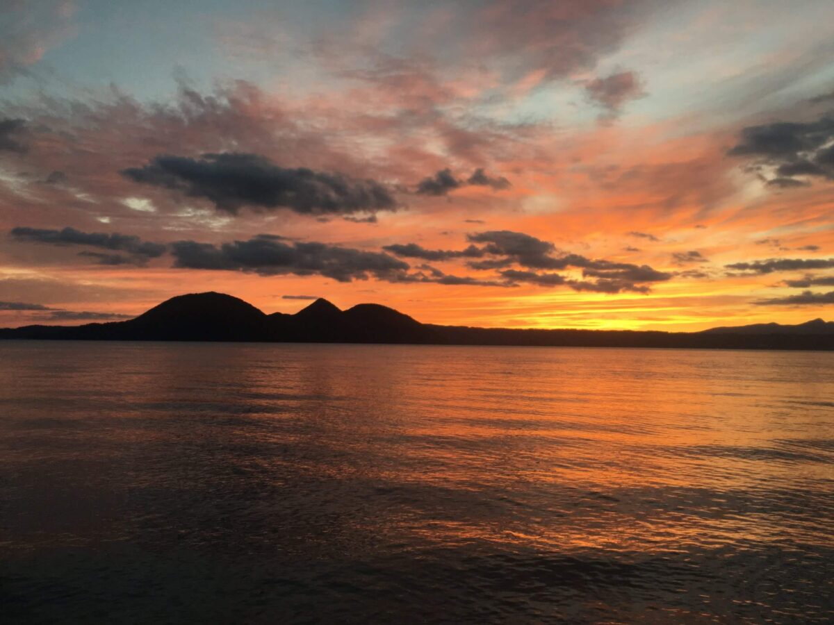 北海道自転車一周 洞爺湖